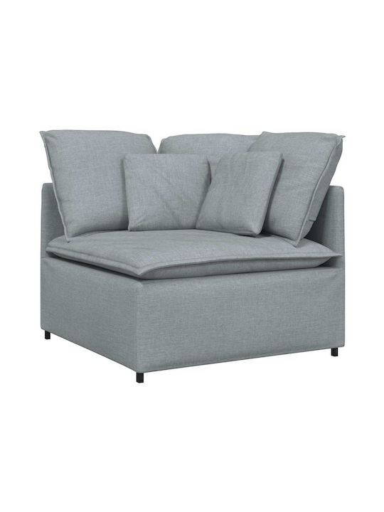 Ecksofa mit Rechte Ecke Offen Grau 300x200x64cm