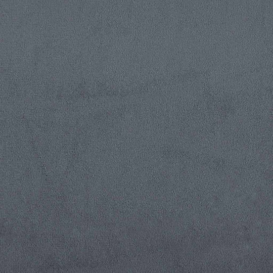 Corner Couch with Right Corner Velvet Dark Gray 300x200x64cm