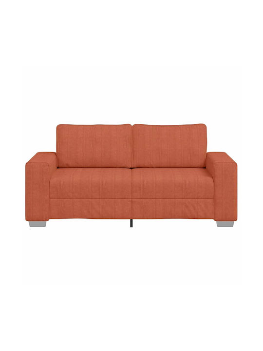 Doppelsitzer Sofa Rot-Orange 180x77x82cm