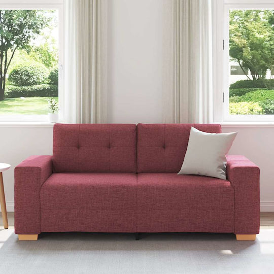 Doppelsitzer Sofa Rot 180x77x82cm