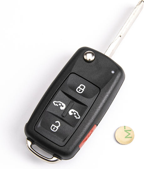 Foldable Key Shell Vw Sharan Crafter Seat Alhambra Hu66 5 Buttons