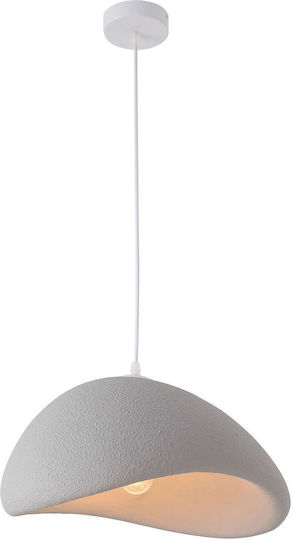 Agora Lighting Регулируемо Висящо Таванно Осветително Тяло Сивo с Цокъл E27 40см