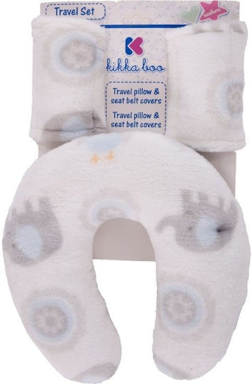 Kikka Boo Бебешка възглавница за пътуване Син Owls