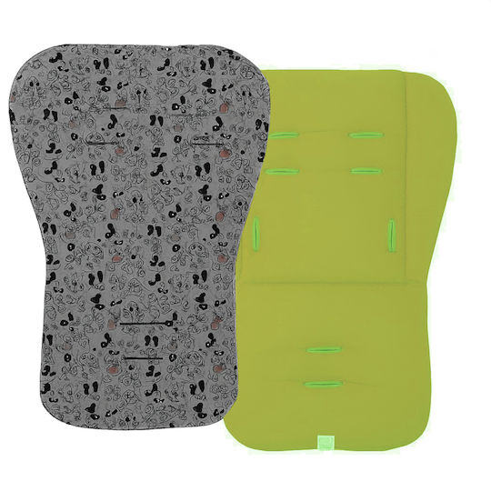 Beboulino Stroller Mattress Double Sided Mickey Lime 60500200002