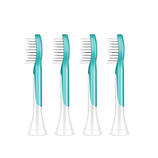 Philips Sonicare Replacement Heads for Electric Toothbrush for 7+ years HX6044/33 4pcs Blue