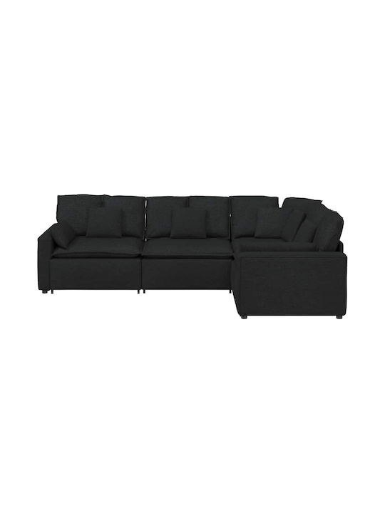 Ecksofa Schwarz 317x217x64cm