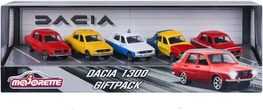 Majorette 1:64 Dacia 1300 Geschenkset mit 5 Auto Messer