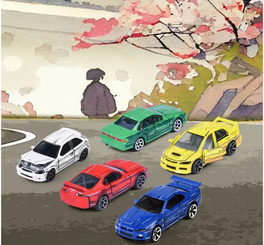 Подаръчен Комплект 5 Автомобилни Ножчета Jdm Legends 1:64 Majorette
