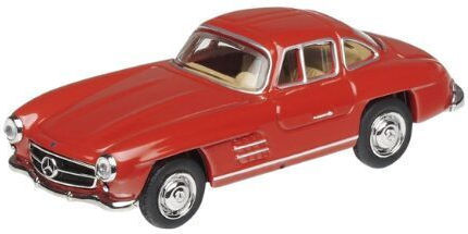 Модел Автомобил Mercedes Benz 300 Sl Gullwing Червен 1:64 Schuco