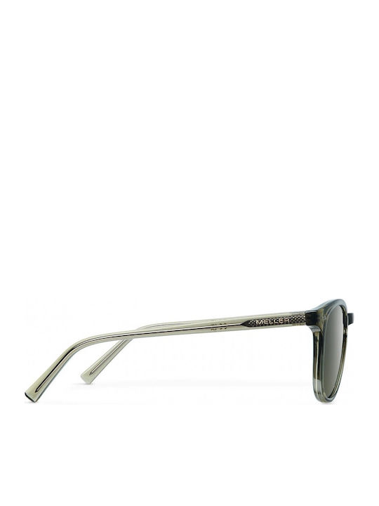 Meller Banna Unisex Sunglasses With Horn-Rimmed Frame Stone Olive Polarized BA-STONEOLI