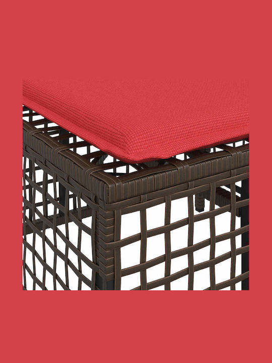 Outdoor Corner Sofa Rattan With Cushions 167x55x60cm