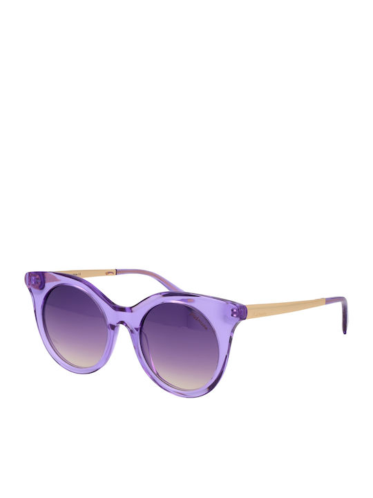 Ana Hickmann Women's Sunglasses with Purple Frame and Purple Gradient Lens HI9063 T01