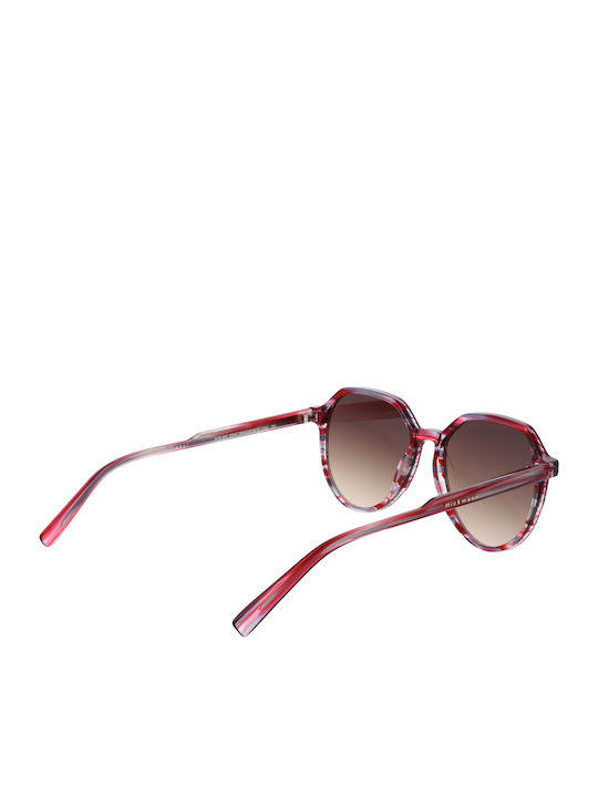 Ana Hickmann Women's Sunglasses with Multicolour Plastic Frame and Gray Gradient Lens HI9163 E02