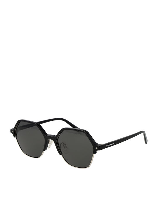 Ana Hickmann Women's Sunglasses with Black Plastic Frame and Black Lens