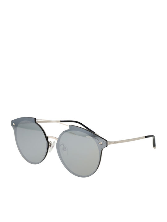Ana Hickmann Women's Sunglasses with Gray Frame and Silver Mirror Lens HI3060 6803