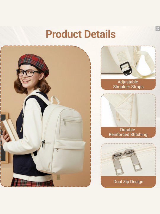 Miss Lulu Backpack Beige
