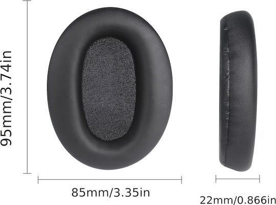 Съвместими Резервни Възглавнички Edifier W820nb Over-ear Чифт Възглавнички за Уши Черни