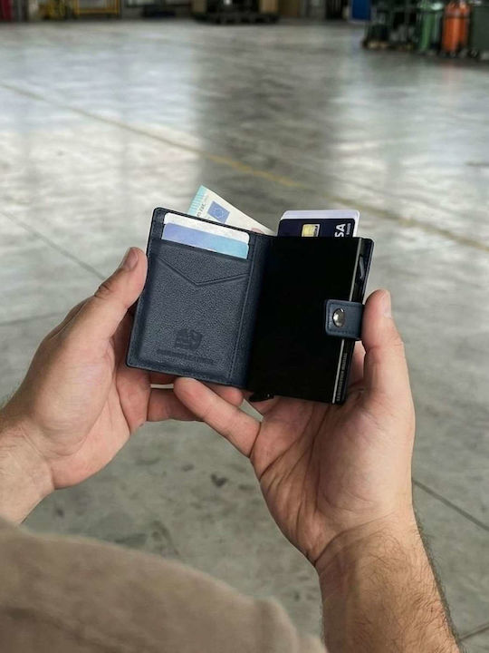 Men's Card Wallet with RFID Gray