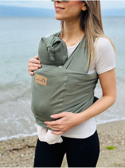 SteweHome Standard Baby Carrier Sling Green with Maximum Weight 15kg