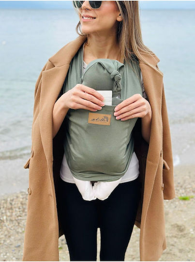 SteweHome Standard Baby Carrier Sling Green with Maximum Weight 15kg