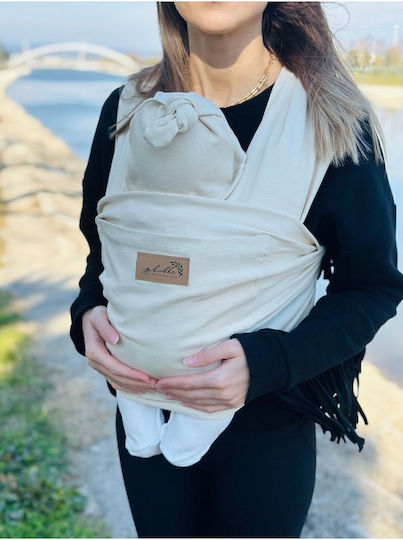 SteweHome Μάρσιπος Πλάτης Μπεζ με Μέγιστο Βάρος 15kg