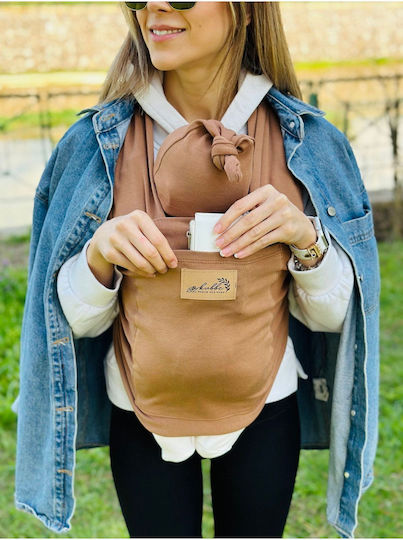 SteweHome Back Baby Carrier Brown with Maximum Weight 15kg