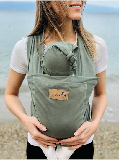 SteweHome Back Baby Carrier Green with Maximum Weight 15kg