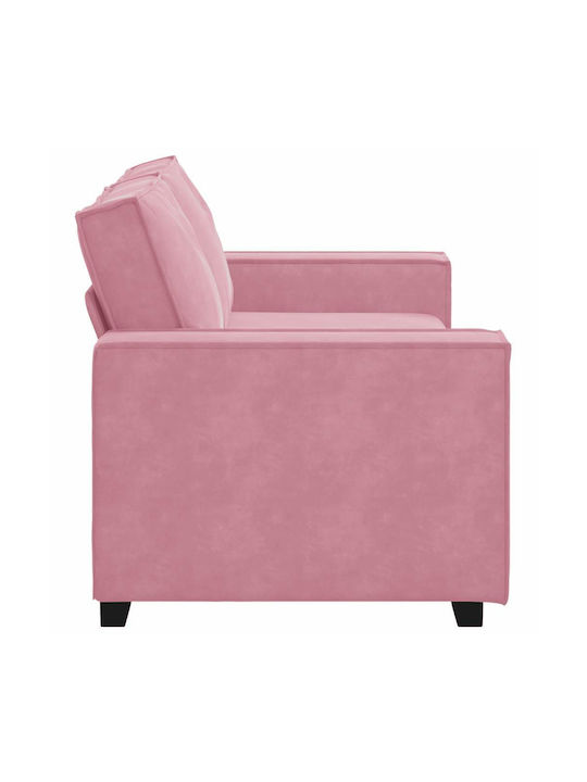 Two-Seater Velvet Pink Couch 180x78x84 cm