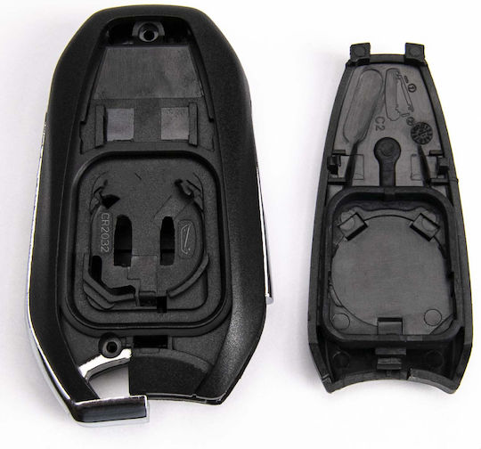 Дистанционно Ключ За Кола Peugeot 208 Citroen C4 Opel Astra 3 Бутона