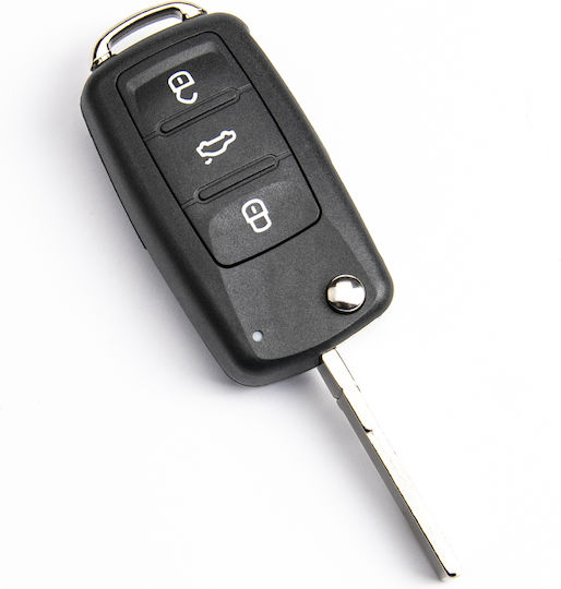 Дистанционно Ключ За Кола Електронно Vw Id48 3 Бутона 3t0837202