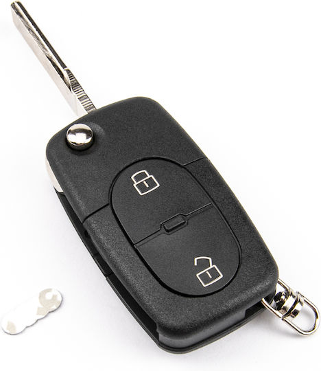 Elektronisches Autoschlüssel Fernbedienung Für Audi A3 A4 A6 2 Tasten Hu66