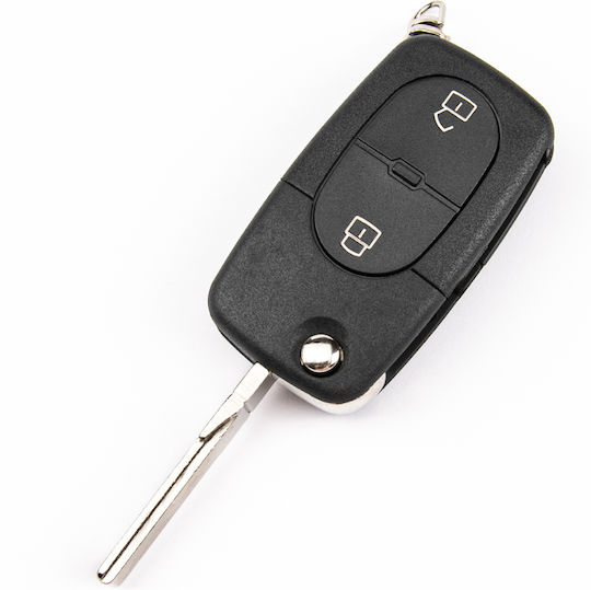 Elektronisches Autoschlüssel Fernbedienung Für Audi A3 A4 A6 2 Tasten Hu66