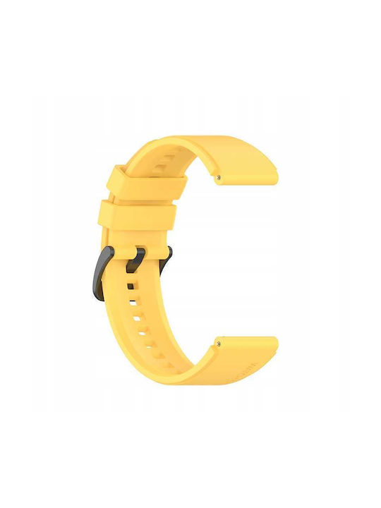 Spacecase Λουράκι Σιλικόνης Κίτρινο (22mm)
