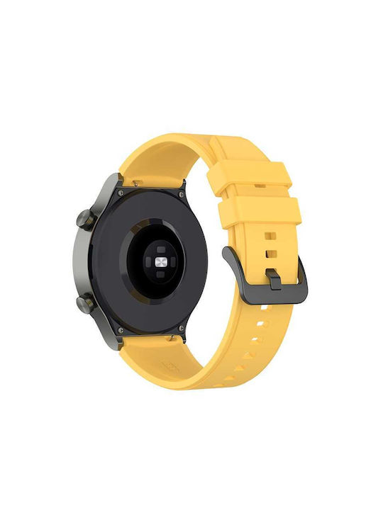 Spacecase Λουράκι Σιλικόνης Κίτρινο (22mm)