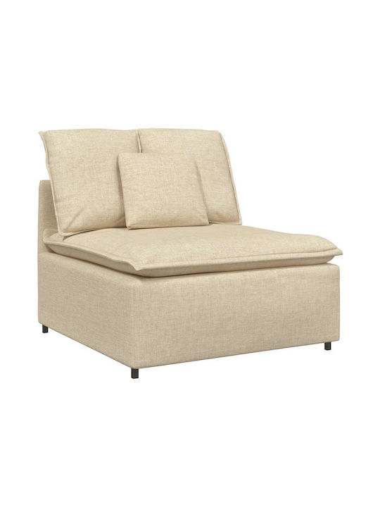 Vier Sitzer Sofa Beige 324x105x64cm