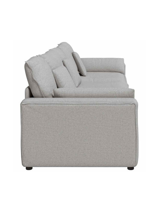 Canapea Patru Locuri Gri 324x105x64cm