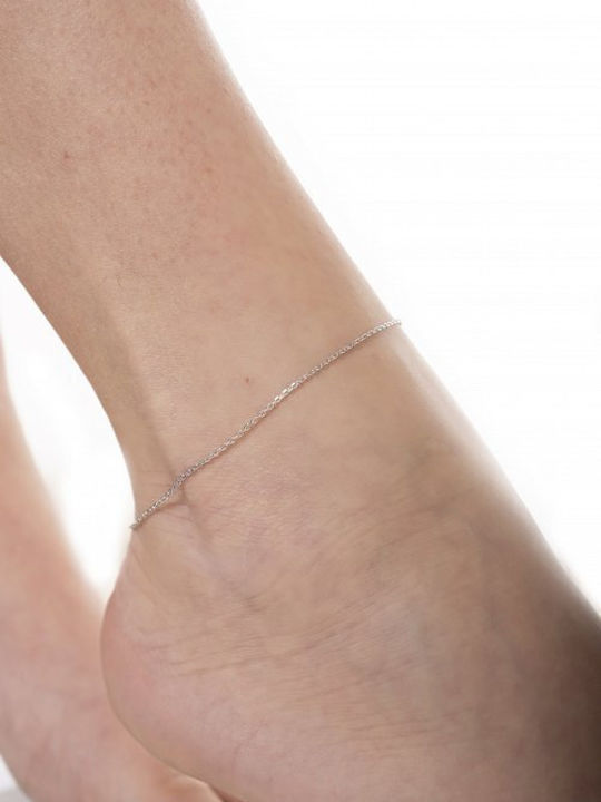 Oxzen Oxzen Fußarmband aus Silber