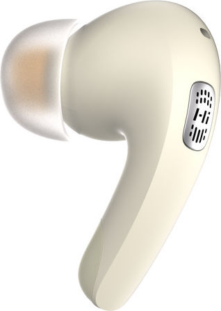 HiFuture Sonic Core In-ear Bluetooth Handsfree Ακουστικά με Αντοχή στον Ιδρώτα και Θήκη Φόρτισης Μπεζ