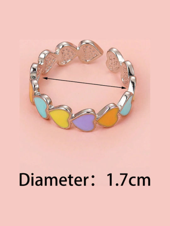 Kids Ring with Heart Design Opening RKID01