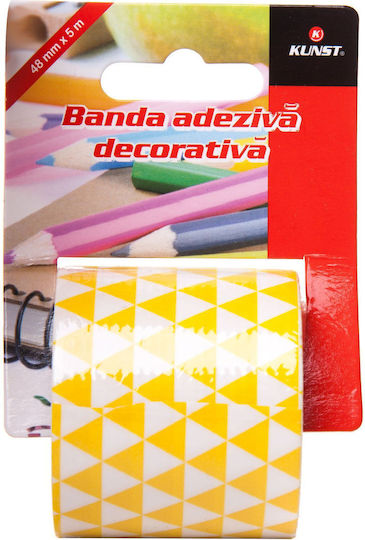 Kunst Geometric Decorative Benzile Adezive 500x4 8 Cm Tip Bandă Adezivă