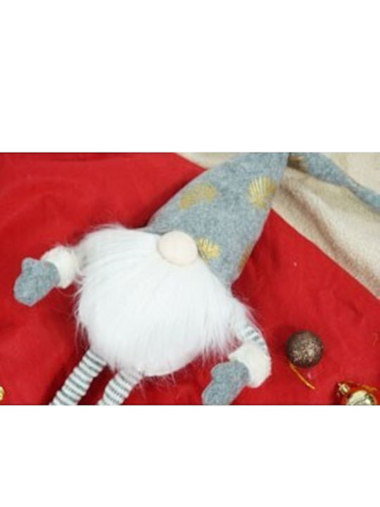Christmas Elf Ornament Alista Home Gray White Textile 80 Cm