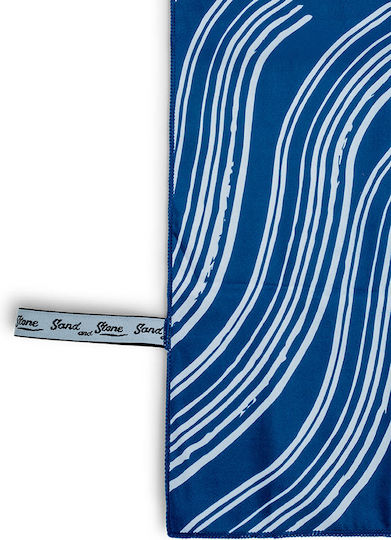 Easy Home Πετσέτα Microfiber Σώματος 200gr/m² Μπλε 150x70εκ.