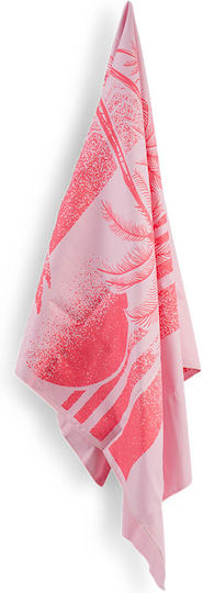 Easy Home Microfiber Body Towel 200gr/m² Pink 150x70cm