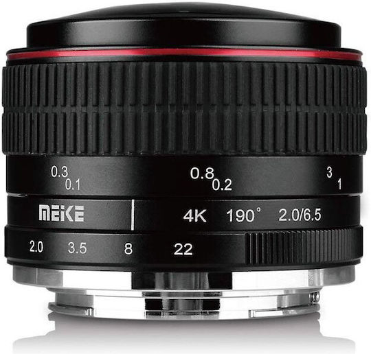 Meike Obiectiv Foto Crop Ochi de Pește pentru Fujifilm X Montaj Negru