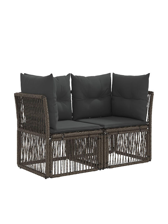 Viersitziges Outdoor-Sofa Rattan