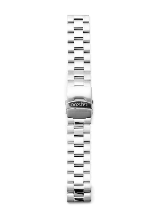 Tayroc Μεταλλικό Μπρασελέ Ασημί 22mm