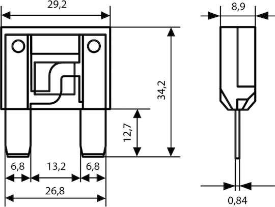 Lampa Maxi Blade Fuse 40A Car Fuse Blade