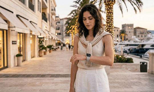 Unitek Q33 Smartwatch με Παλμογράφο (Γκρι)