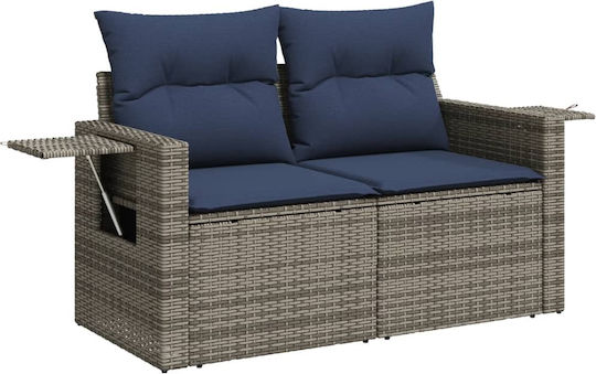 Garten- und Outdoor-Möbelsets 6 Stück Grau mit Kissen