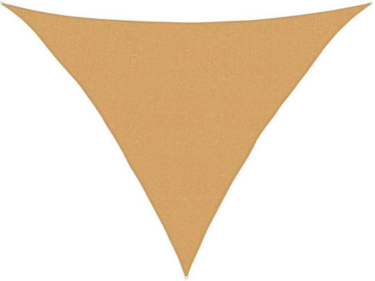 vidaXL Triangle Shade Sail Beige 2.5x3.5x3.5m 160gr/m²